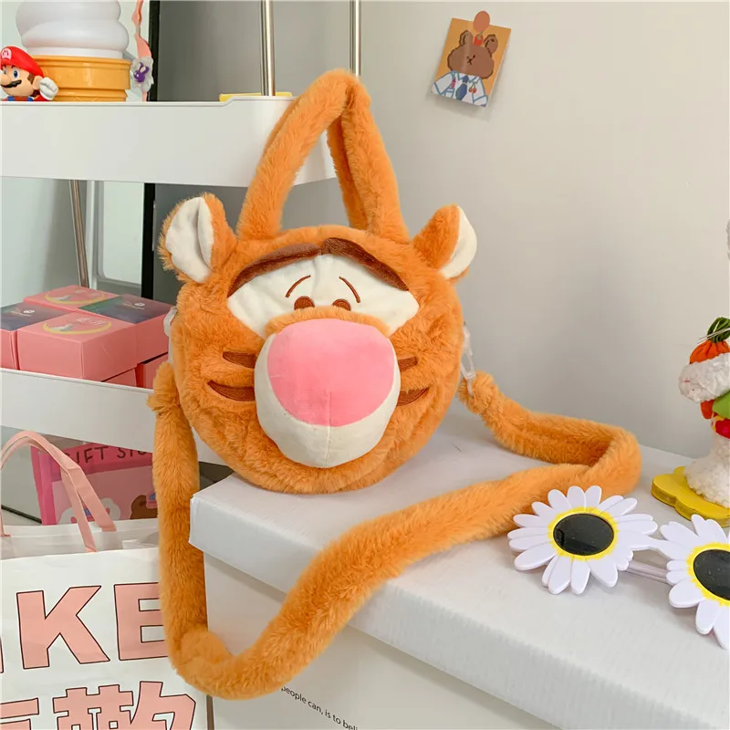 Disney Bag Kawaii Anime Lotso Tiger chip And Dale Strawberry Bag Plush Handbag Furry Bag Cashmere Hand Satchel Messenger Bag
Disney Bag Kawaii Anime Lotso Tiger chip And Dale Strawberry Bag Plush Handbag Furry Bag Cashmere Hand Satchel Messenger Bag