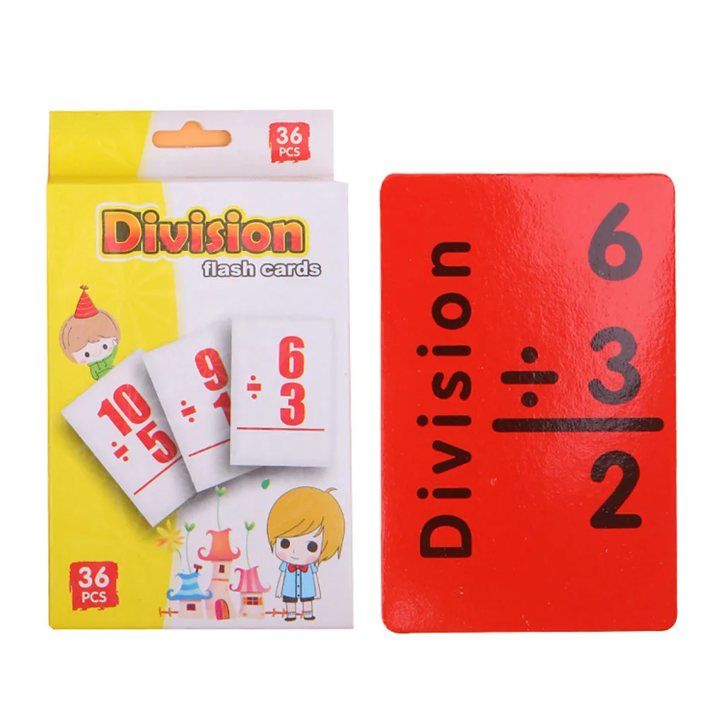 36pcs Baby Math Card English Learning Arithmetic Cards Early Education Toy Division Method Math Toy Learning Toys for Children
36pcs Baby Math Card English Learning Arithmetic Cards Early Education Toy Division Method Math Toy Learning Toys for Children