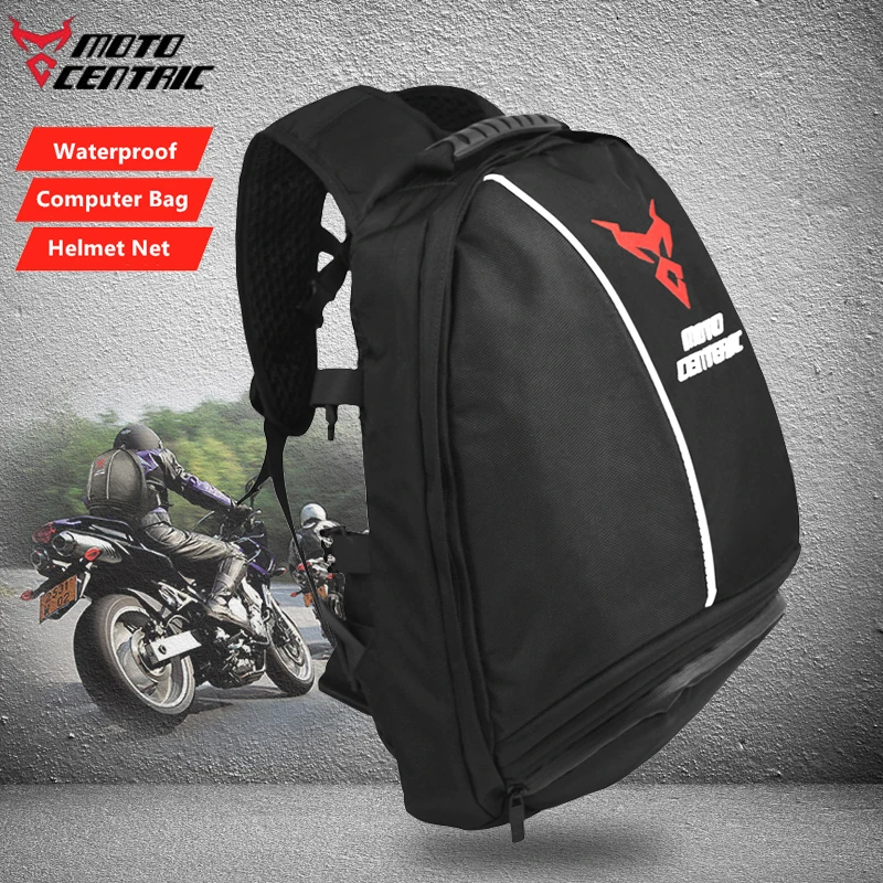 

2022 Motocentric Waterproof Oxford Cloth Motorcycle Helmet Backpack Motorbike Travel Knight Bag Motocross Riding Racing Storage