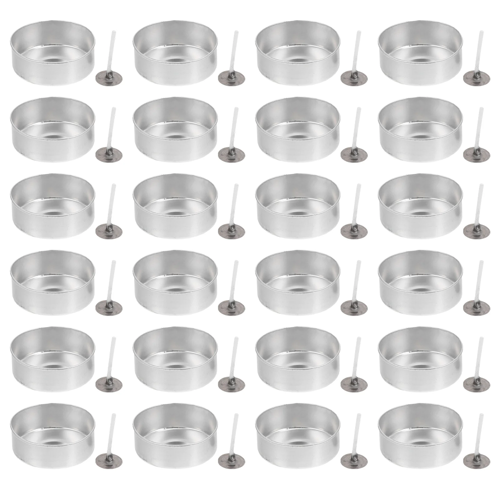100 Sets Aluminum Shell Wax Case DIY Container Decking Kit Wick Tea Light Holder Tealight Supplies Eyeshadow Base
100 Sets Aluminum Shell Wax Case DIY Container Decking Kit Wick Tea Light Holder Tealight Supplies Eyeshadow Base