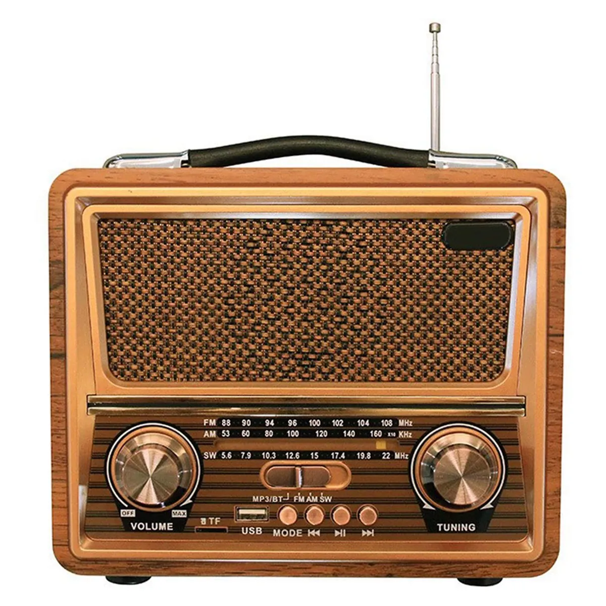 Деревянное ретро-радио, AM SW FM-радио, Беспроводная Bluetooth-колонка, мини-бас Аудио Внешний громкий громкость для дома, офиса
Деревянное ретро-радио, AM SW FM-радио, Беспроводная Bluetooth-колонка, мини-бас Аудио Внешний громкий громкость для дома, офиса