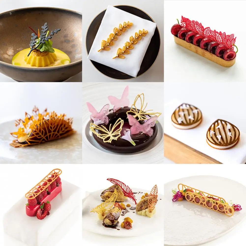 Fondant Mold Excellent Reusable Food Grade Silicone Feather/Leaf/Geometric Cake Lace Mat Chocolate Mould for Bakery
Fondant Mold Excellent Reusable Food Grade Silicone Feather/Leaf/Geometric Cake Lace Mat Chocolate Mould for Bakery