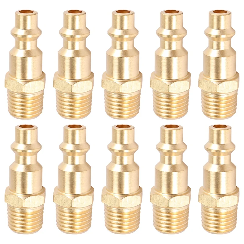 Brass 1/4 Inch NPT Male Air Hose Quick Connect Adapter,Air Coupler Plug Kit,Air Compressor Fittings 10Pcs (Male NPT)
Brass 1/4 Inch NPT Male Air Hose Quick Connect Adapter,Air Coupler Plug Kit,Air Compressor Fittings 10Pcs (Male NPT)