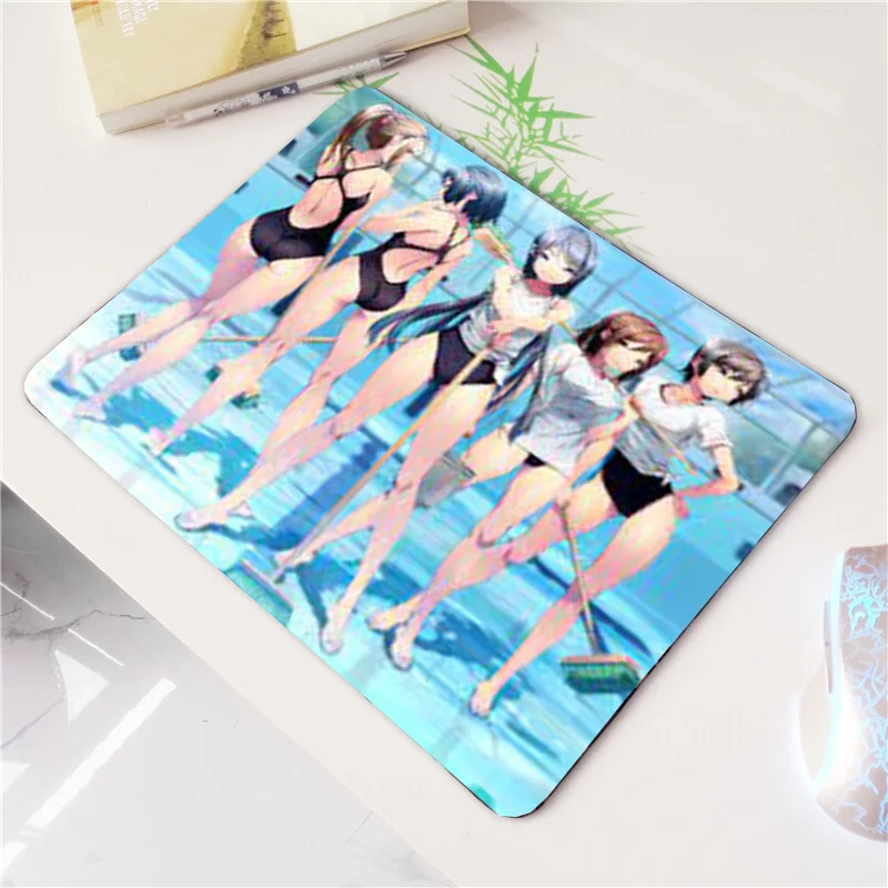 

MRGLZY anime mouse pad custom logo oversized thickened seam one up picture printed cartoon pink girly mouse pad