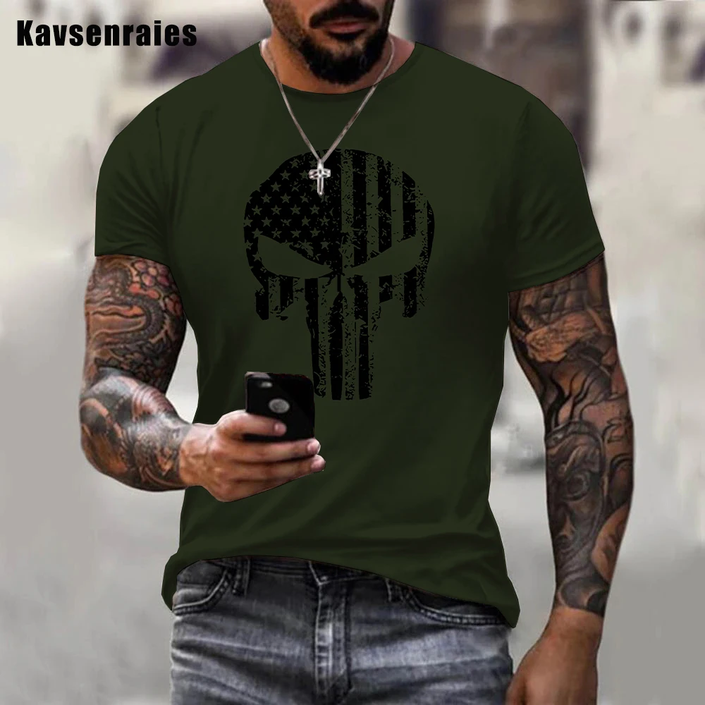 Army Green Horror Skull 3D T-shirt Men Women Fitness Fashion Casual O-Neck Short Sleeve Harajuku Streetwear Oversized T-shirt
Army Green Horror Skull 3D T-shirt Men Women Fitness Fashion Casual O-Neck Short Sleeve Harajuku Streetwear Oversized T-shirt