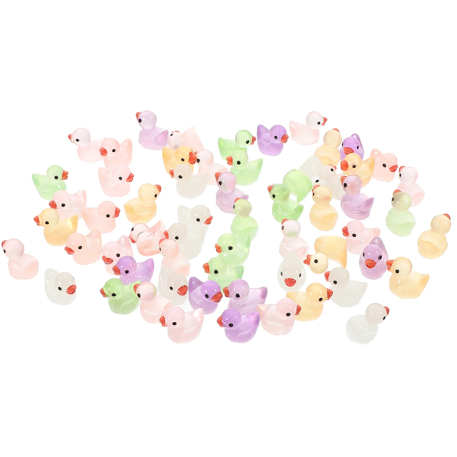 60pcs Mini Resin Duck Miniature Luminous Duck Figures Potted Plants Landscape Decor
60pcs Mini Resin Duck Miniature Luminous Duck Figures Potted Plants Landscape Decor