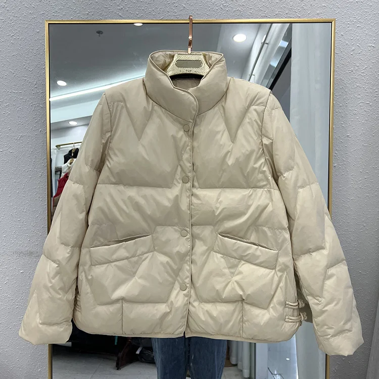 2022 Down Jacket Women's New Stand Collar Thin Coat Winter Long Sleeve Solid Color Casual Warm Clothes F794
2022 Down Jacket Women's New Stand Collar Thin Coat Winter Long Sleeve Solid Color Casual Warm Clothes F794