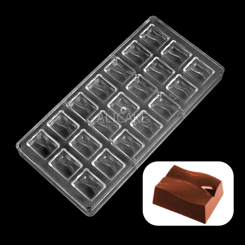 

Поликарбонатная форма для шоколада, конфеты с 21 полостью, профессиональные Кондитерские конфеты, инструменты для выпечки, кондитерские изделия, 2151