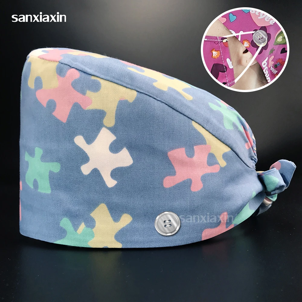surgical pharmacist hat lab Beautician hat cotton cartoon printing medical cap nurse dentist work cap with button surgery hat
surgical pharmacist hat lab Beautician hat cotton cartoon printing medical cap nurse dentist work cap with button surgery hat