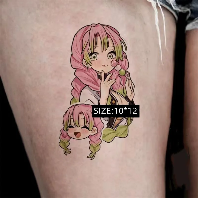 Anime Demon Slayer Kisatsutai Kanroji Mitsuri Temporary Tattoos Cartoon Waterproof Body Art Fake Sticker for Women Men 
Anime Demon Slayer Kisatsutai Kanroji Mitsuri Temporary Tattoos Cartoon Waterproof Body Art Fake Sticker for Women Men