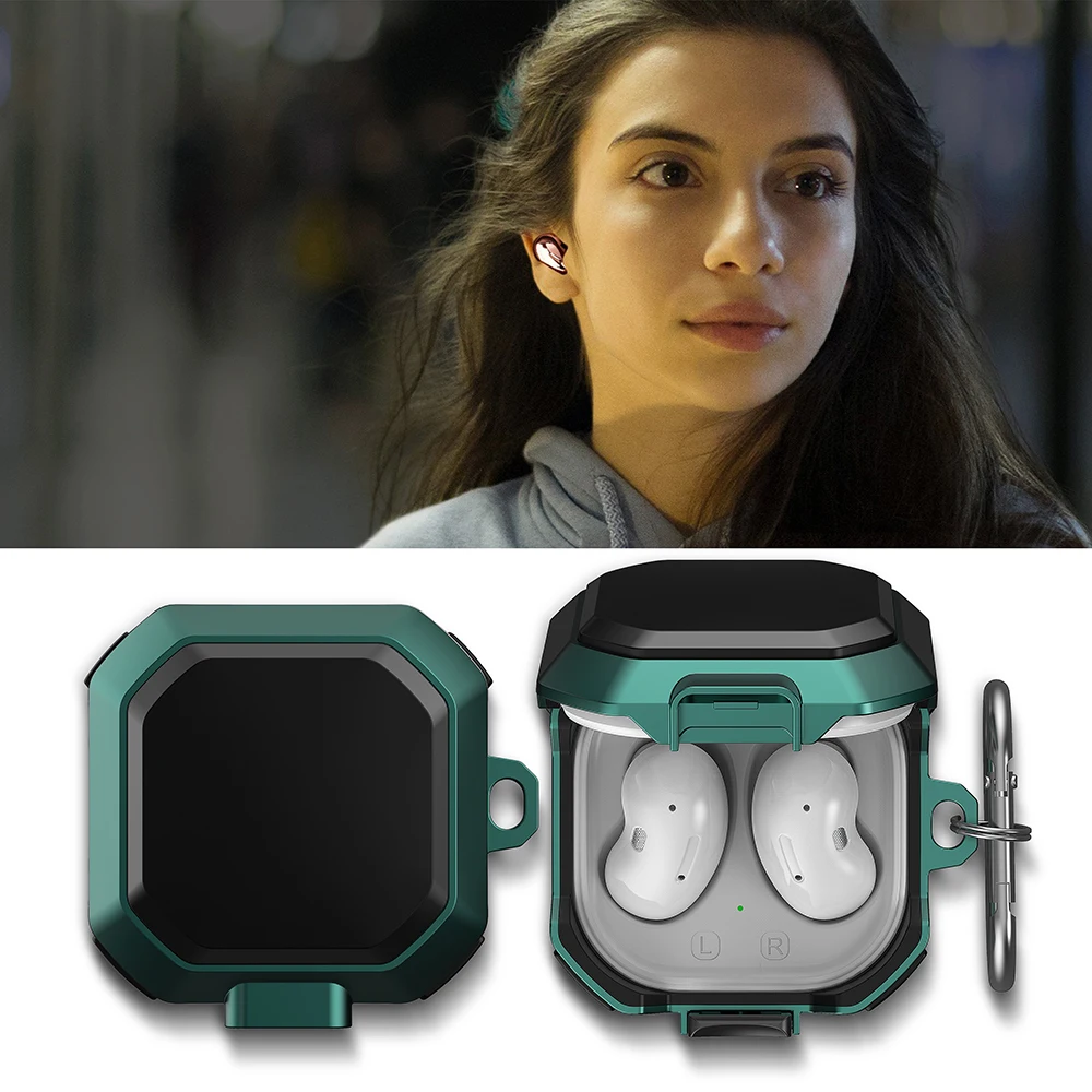 Étui de luxe pour écouteurs Samsung Galaxy Buds Pro Live 2, coque avec boucle de commutation, armure, Fundas
Étui de luxe pour écouteurs Samsung Galaxy Buds Pro Live 2, coque avec boucle de commutation, armure, Fundas