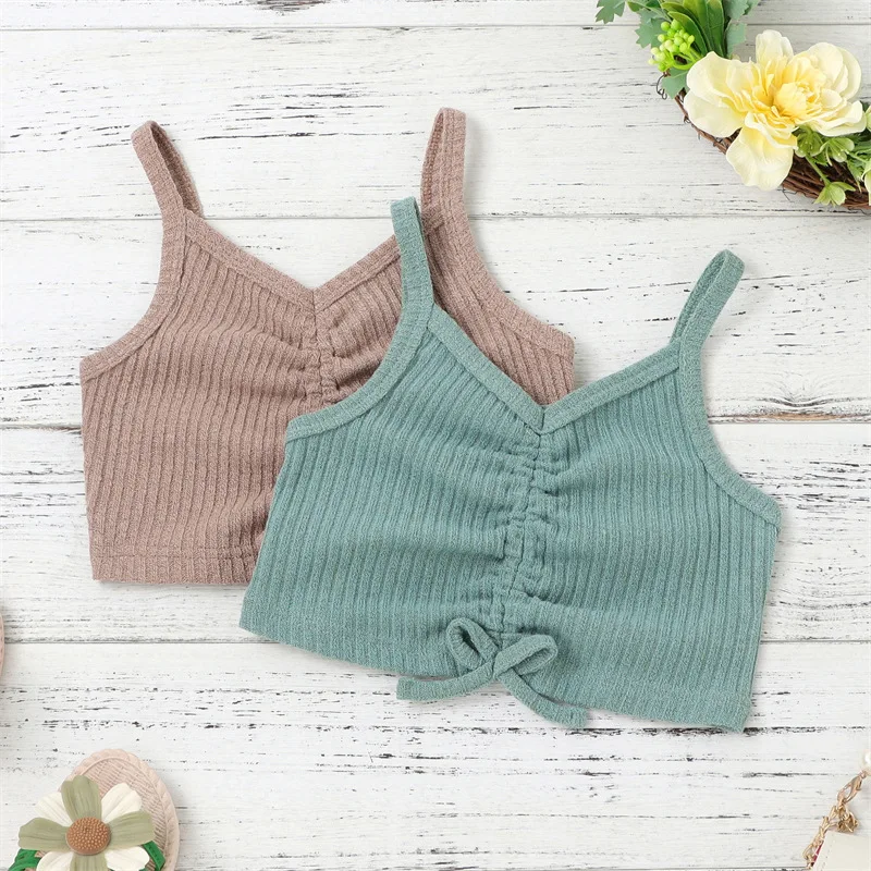 Small Condole Belt of Fashionable Individual Character Before Two Pieces of Summer Outfit Shrink Wrinkle Modelling Kids Clothes
Small Condole Belt of Fashionable Individual Character Before Two Pieces of Summer Outfit Shrink Wrinkle Modelling Kids Clothes