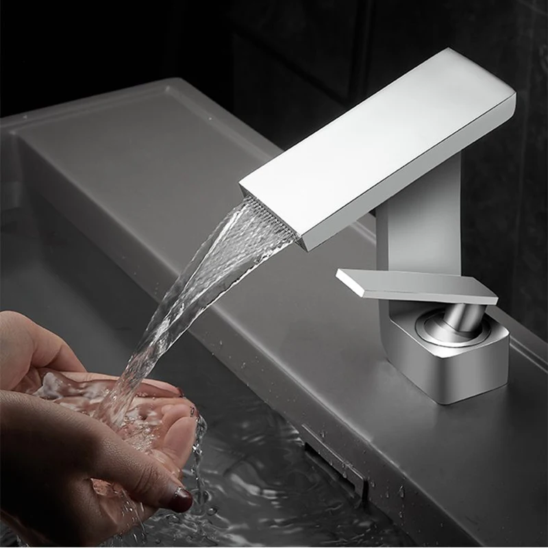 BEZO Waterfall Bathroom Sink Faucet Single Handle Luxury Design Hot and Cold Basin Water Tap Basin Mixer Crane смеситель
BEZO Waterfall Bathroom Sink Faucet Single Handle Luxury Design Hot and Cold Basin Water Tap Basin Mixer Crane смеситель