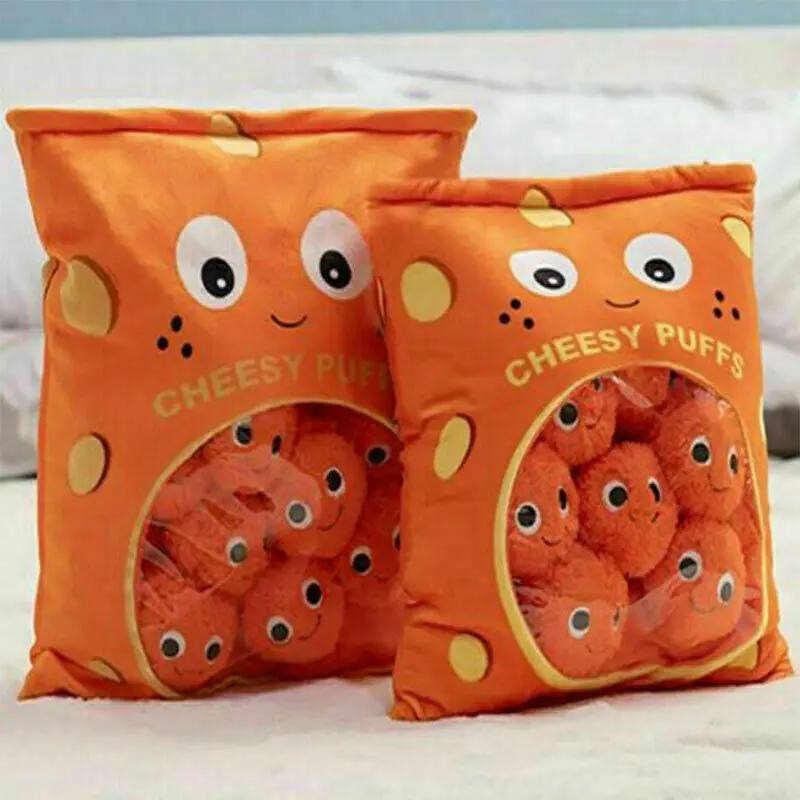 Yummy Plush Cheesy Puffs Giant Stuffed Bag Of Plush Cheese Snacks Gift UK Stuffed Animals Plush Toys Children's Birthday Gifts
Yummy Plush Cheesy Puffs Giant Stuffed Bag Of Plush Cheese Snacks Gift UK Stuffed Animals Plush Toys Children's Birthday Gifts