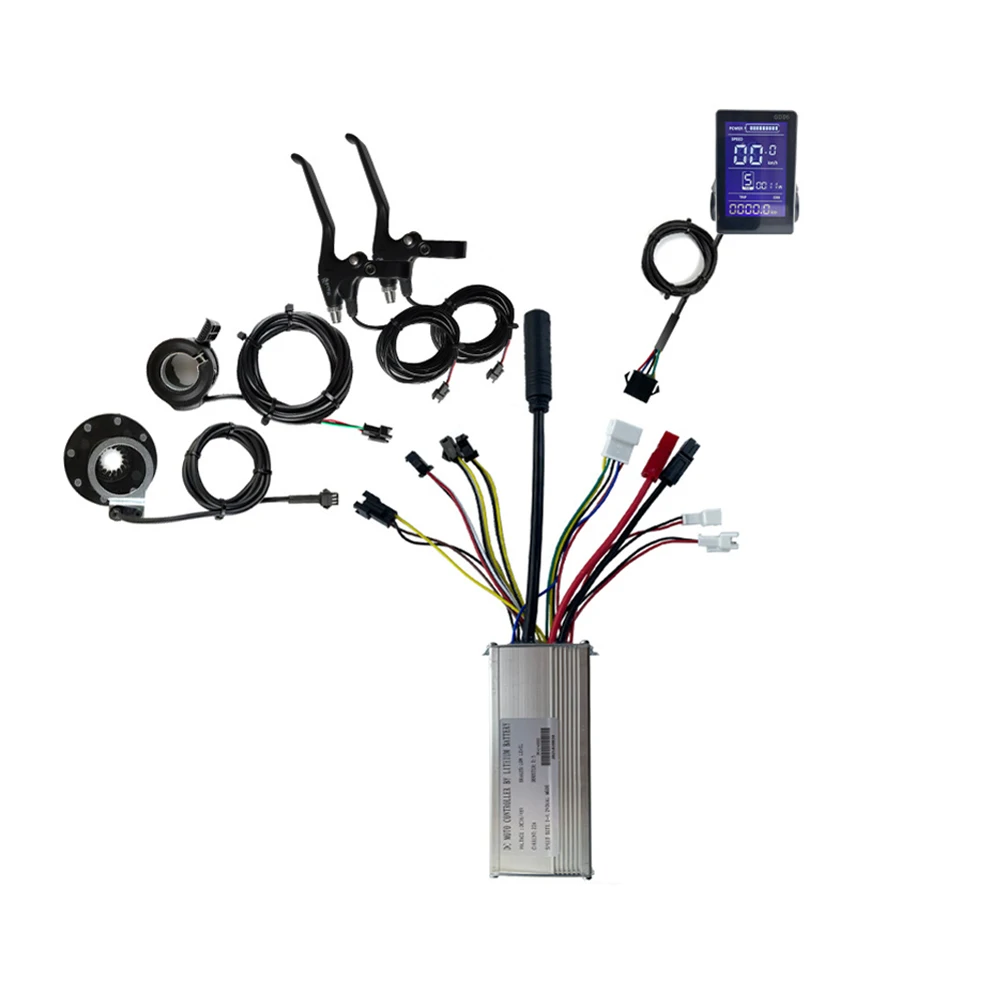 1x E-Bike JN 36/48V 500W 22A Controller+LCD GD06 Display+8 PAS+Throttle+Brake Lever 500W Lithium Battery Retrofit Jiannuo
1x E-Bike JN 36/48V 500W 22A Controller+LCD GD06 Display+8 PAS+Throttle+Brake Lever 500W Lithium Battery Retrofit Jiannuo