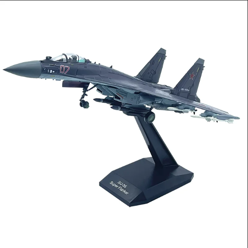 1:100 масштаб Русский SU35 военный боевой самолет с фиолетовым покрытием из сплава литье под давлением статические модели самолетов коллекционные предметы ToyGift
1:100 масштаб Русский SU35 военный боевой самолет с фиолетовым покрытием из сплава литье под давлением статические модели самолетов коллекционные предметы ToyGift