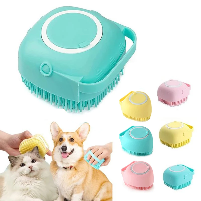 Dog Bath Brush Soft Silicone Dog Shampoo Brush Pet Grooming Bath Massage Brush Shampoo Dispenser Dog cat Shower Pet dropship
Dog Bath Brush Soft Silicone Dog Shampoo Brush Pet Grooming Bath Massage Brush Shampoo Dispenser Dog cat Shower Pet dropship