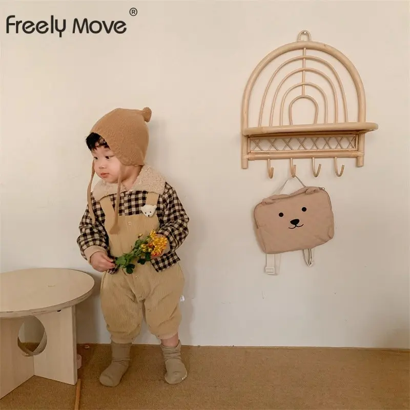 Freely Move Newborn Baby Girl Boy Plaid Romper Fleece Inside Jumpsuit Winter Toddler Child Single Breasted Outwear Baby Clothes
Freely Move Newborn Baby Girl Boy Plaid Romper Fleece Inside Jumpsuit Winter Toddler Child Single Breasted Outwear Baby Clothes