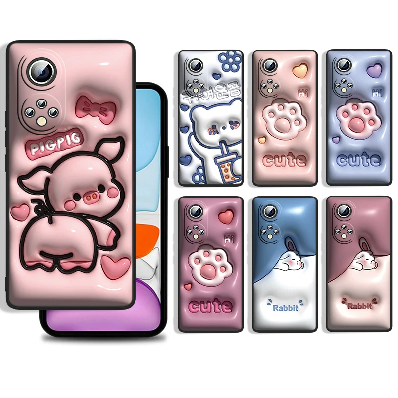 Not 3D Cartoon pig cat paw Cover For Huawei P50 P40 P30 P20 Lite 5G Nova Plus 9 SE Pro 5T Y9S Y9 Prime Black Phone Case
Not 3D Cartoon pig cat paw Cover For Huawei P50 P40 P30 P20 Lite 5G Nova Plus 9 SE Pro 5T Y9S Y9 Prime Black Phone Case