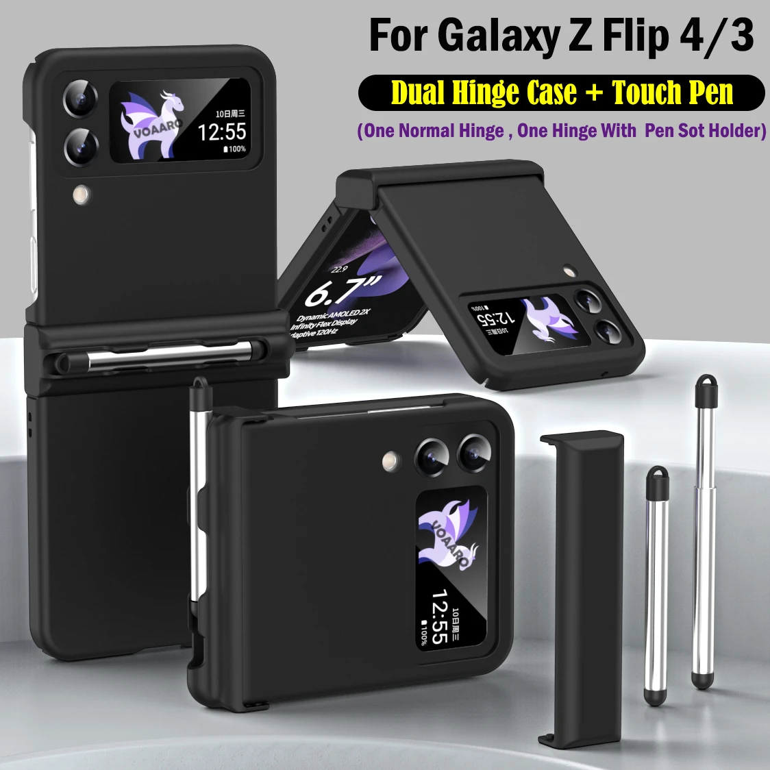 Футляр для Samsung Galaxy Z Flip 3 4, футляр с двумя петлями и держателем для сенсорного пера, флип-чехол для Galaxy Z 4, флип-чехол для телефона
Футляр для Samsung Galaxy Z Flip 3 4, футляр с двумя петлями и держателем для сенсорного пера, флип-чехол для Galaxy Z 4, флип-чехол для телефона