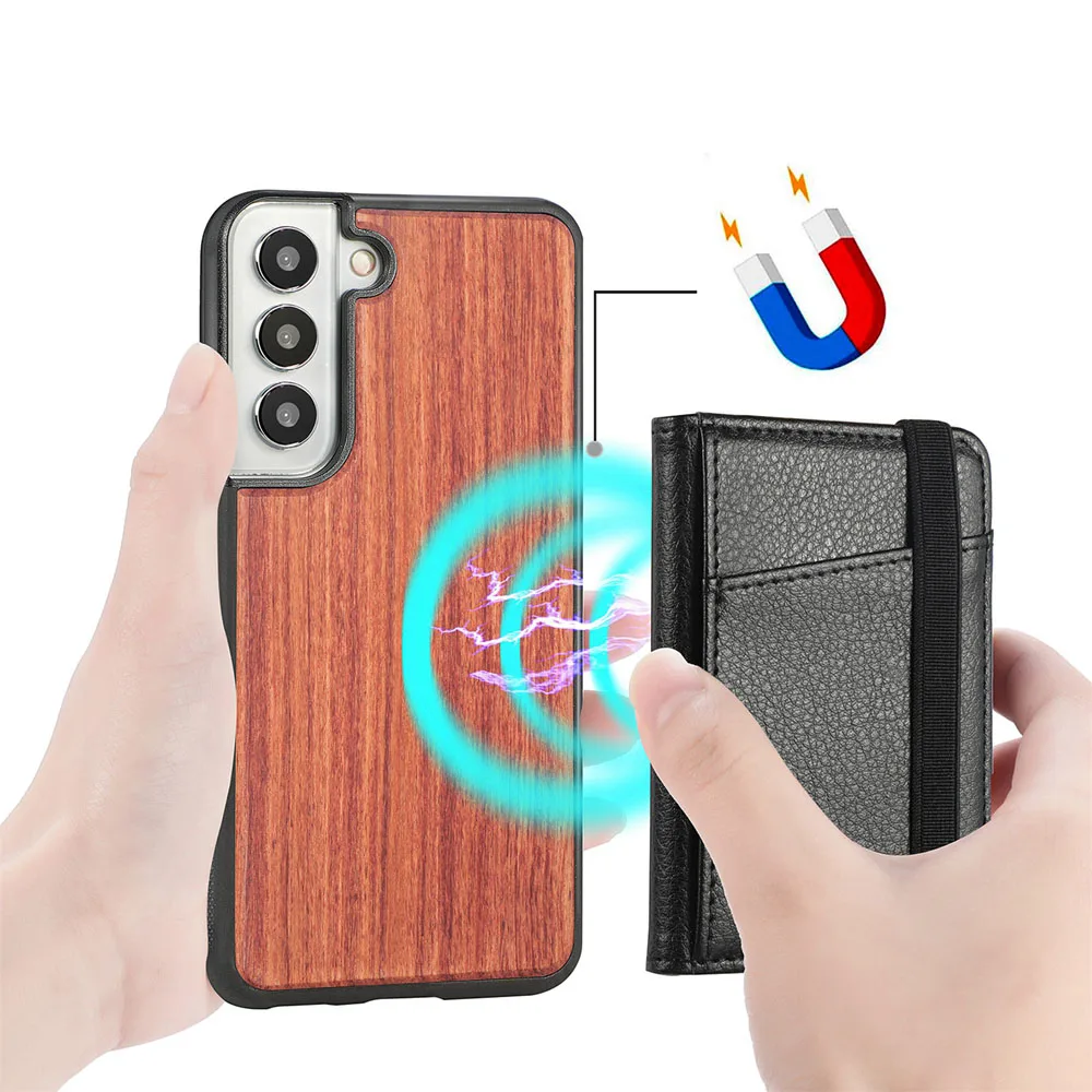 Magnetic Card Holder Cherry Rosewood Hard Phone Case for Samsung S22 Ultra S22 Plus Shockproof Magnetic Card Wallet Back Cover
Magnetic Card Holder Cherry Rosewood Hard Phone Case for Samsung S22 Ultra S22 Plus Shockproof Magnetic Card Wallet Back Cover