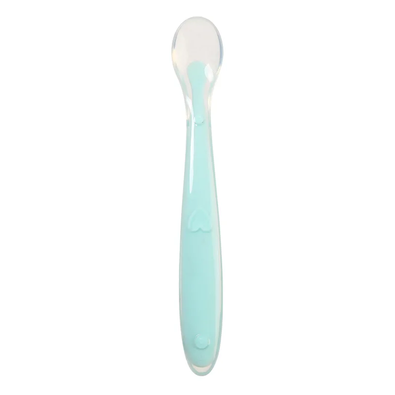 Baby Silicone Soft Spoon Training Feeding Spoons for Children Kids Infants Temperature Sensing
Baby Silicone Soft Spoon Training Feeding Spoons for Children Kids Infants Temperature Sensing