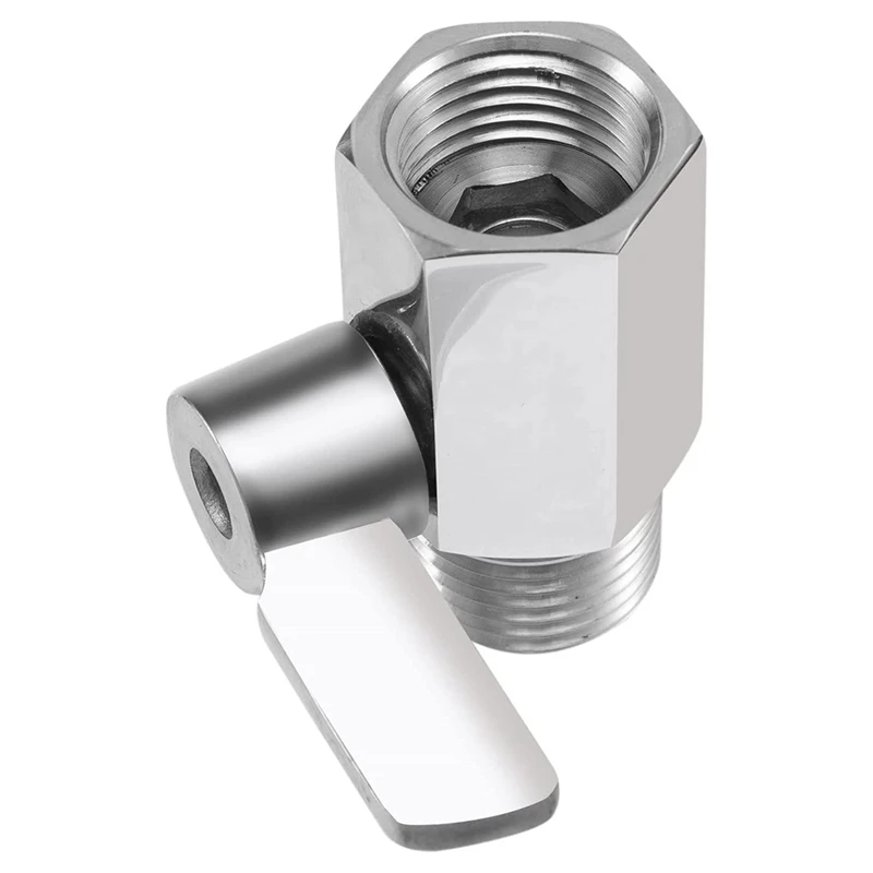 Shower Head Shut Off Valve, 304 Stainless Steel Mini Ball Valve NPT Thread(1/2Inch Male X 1/2Inch Female)
Shower Head Shut Off Valve, 304 Stainless Steel Mini Ball Valve NPT Thread(1/2Inch Male X 1/2Inch Female)