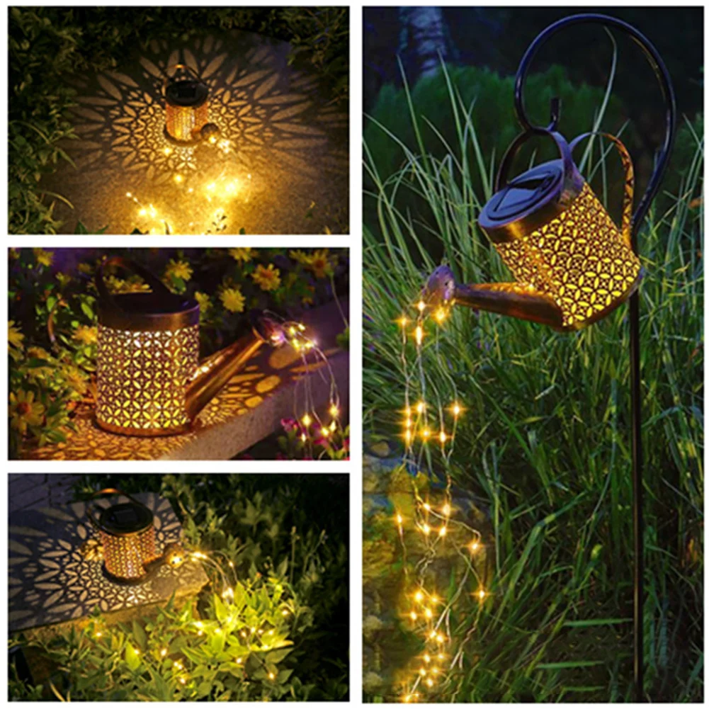 Solar LED Garden Lawn Lamp Creative Watering Can Sprinkles Star Type Shower Art Light Decoration Outdoor Gardening Lawn Lamps
Solar LED Garden Lawn Lamp Creative Watering Can Sprinkles Star Type Shower Art Light Decoration Outdoor Gardening Lawn Lamps