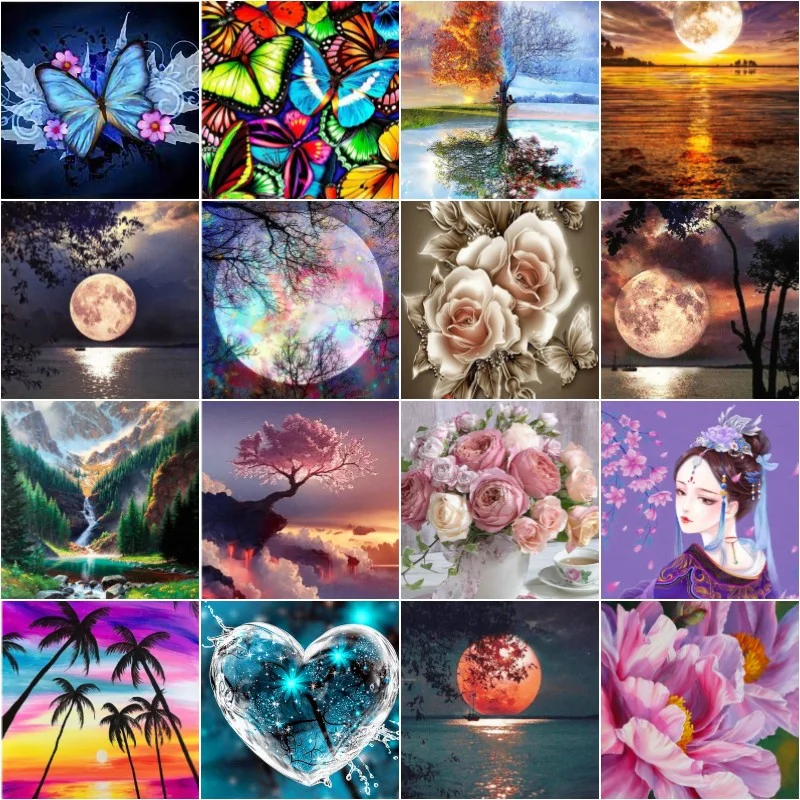 New DIY 5D Diamond Painting Moon Tree Full Round Mosaic Landscape Flower Diamond Embroidery Art Rhinestone for Home Decor
New DIY 5D Diamond Painting Moon Tree Full Round Mosaic Landscape Flower Diamond Embroidery Art Rhinestone for Home Decor