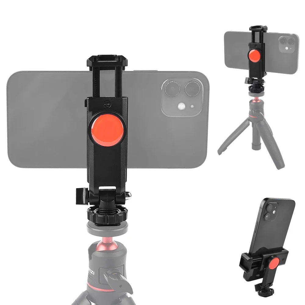 CAMOLO ST-06 Phone Clip Holder with Cold Shoe Clamp for led light Tripod Stand Monopods Phone Bracket Mount
CAMOLO ST-06 Phone Clip Holder with Cold Shoe Clamp for led light Tripod Stand Monopods Phone Bracket Mount