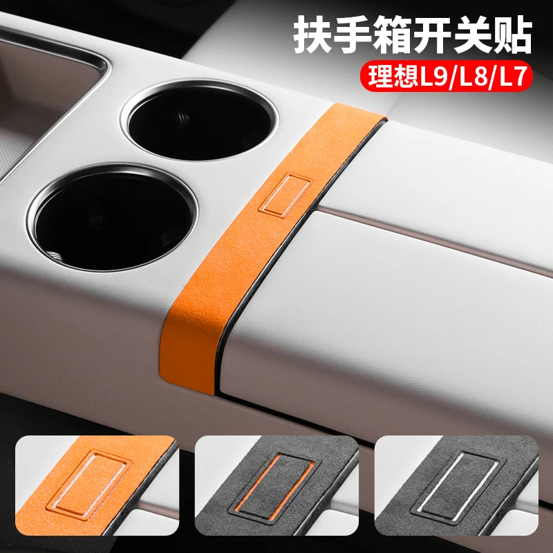 For LiXiang L9 L7 L8 Suede Interior Central Control Armrest Box Switch Button Decorative Sticker
For LiXiang L9 L7 L8 Suede Interior Central Control Armrest Box Switch Button Decorative Sticker