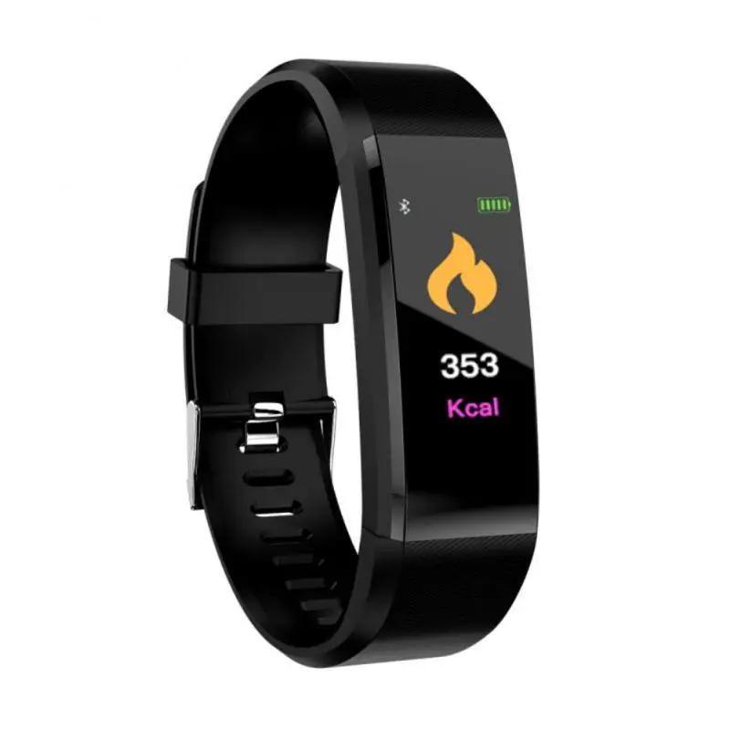 

Smart Bracelet Pedometer Heart Rate Sleep Monitor Watch Sports Fitness Running OLED Large Screen Smart Band For IOS Android