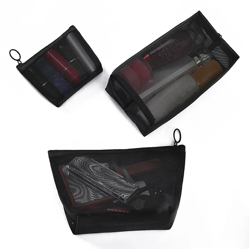 Women Black Transparent Cosmetic Bag Travel Function Makeup Case Zipper Make Up Organizer Storage Pouch Toiletry Beauty Wash Bag
Women Black Transparent Cosmetic Bag Travel Function Makeup Case Zipper Make Up Organizer Storage Pouch Toiletry Beauty Wash Bag