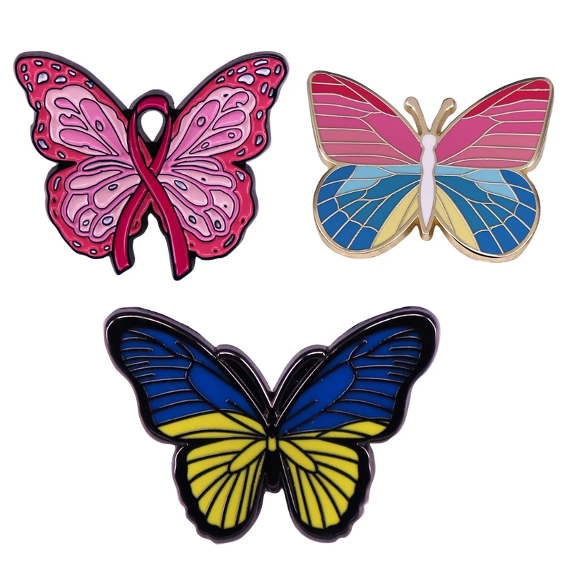 B1473 Butterfly Enamel Pins Custom Brooches Lapel Badges Insect Backpack Decoration Jewelry Gift for Friends
B1473 Butterfly Enamel Pins Custom Brooches Lapel Badges Insect Backpack Decoration Jewelry Gift for Friends