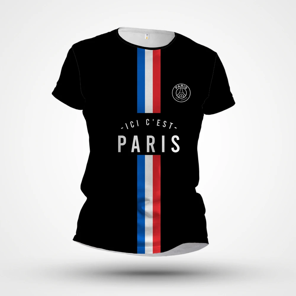 2023 New Men's T-shirt 3D Printing Customized Short Sleeve Summer Personalized Black T-shirt Trendy and Handsome Paris
2023 New Men's T-shirt 3D Printing Customized Short Sleeve Summer Personalized Black T-shirt Trendy and Handsome Paris