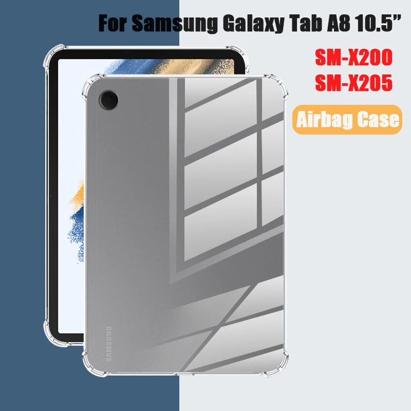 Прозрачный чехол для Samsung Galaxy Tab A8, Диагональ экрана 10,5 дюймов, телефон 2021 дюйма, прозрачный чехол из ТПУ, Ультратонкий защитный чехол
Прозрачный чехол для Samsung Galaxy Tab A8, Диагональ экрана 10,5 дюймов, телефон 2021 дюйма, прозрачный чехол из ТПУ, Ультратонкий защитный чехол
