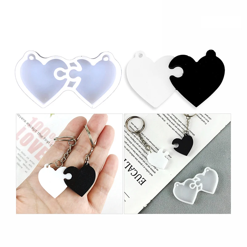 Love Heart Earrings Resin Mold DIY Puzzle Heart Keychain Earrings Decorative for DIY Crafts Pendant Jewelry Making Silicone Mold
Love Heart Earrings Resin Mold DIY Puzzle Heart Keychain Earrings Decorative for DIY Crafts Pendant Jewelry Making Silicone Mold