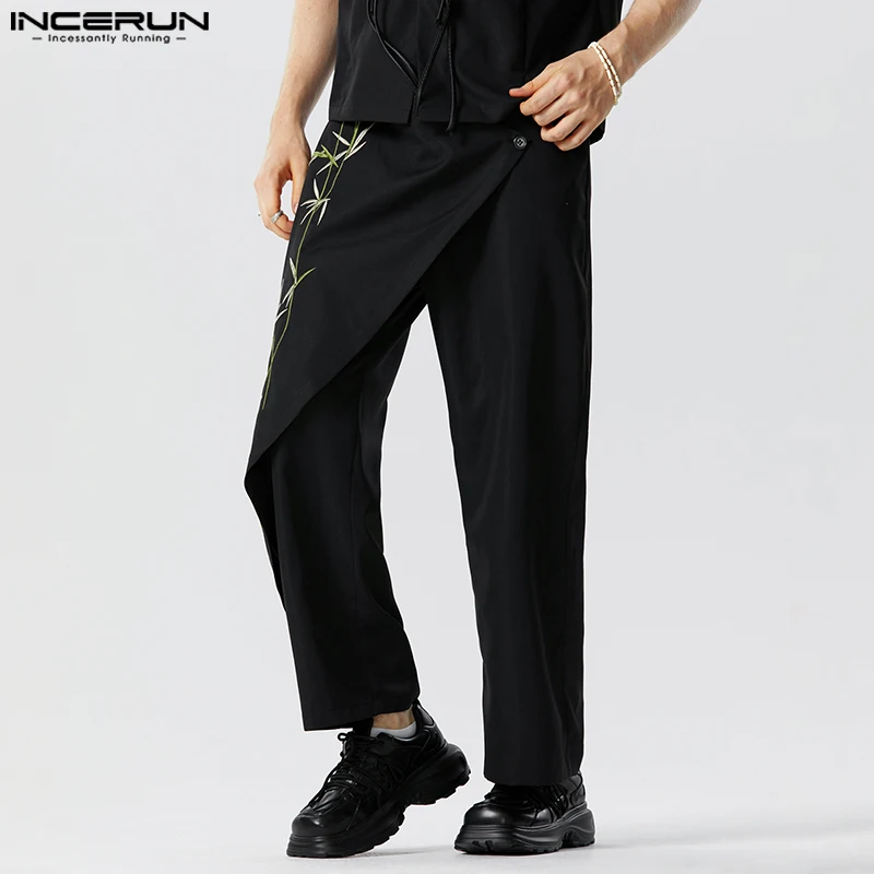 INCERUN Men Irregular Pants Embroidery Vintage Button Joggers Streetwear Casual Trousers Men 2023 Chinese Style Long Pants S-5XL
INCERUN Men Irregular Pants Embroidery Vintage Button Joggers Streetwear Casual Trousers Men 2023 Chinese Style Long Pants S-5XL