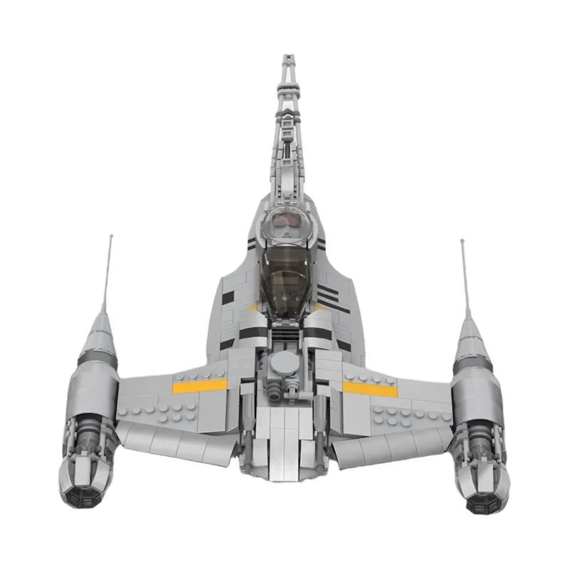 MOC 75325 Space Wars Mandalorians Djarin's N-1 Starfighters Spaceship Battleship Building Blocks Toys For Children Kids Gift Kit
MOC 75325 Space Wars Mandalorians Djarin's N-1 Starfighters Spaceship Battleship Building Blocks Toys For Children Kids Gift Kit