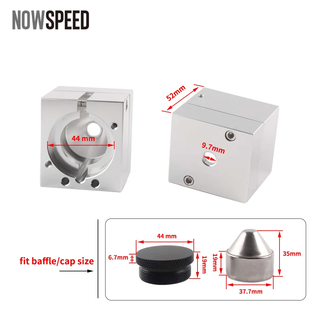 Baffle / Cone Cups Guider Aluminum Jig Drill Fixture Kit for 1.48'' OD cups, 1.73'' OD End Cap Solvent modular kit
Baffle / Cone Cups Guider Aluminum Jig Drill Fixture Kit for 1.48'' OD cups, 1.73'' OD End Cap Solvent modular kit
