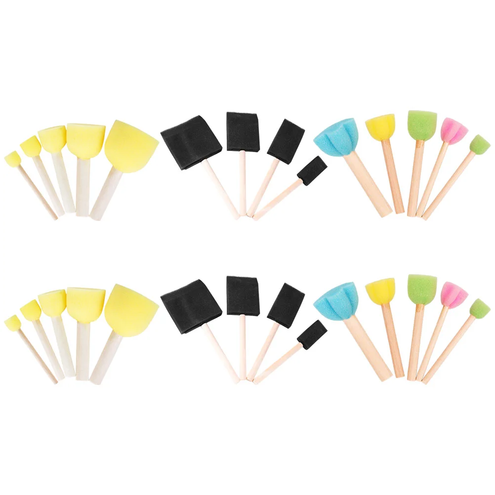 Sponge Paintingbrushes Kids Brush Drawing Sponges Toolscraft Roundkit Diy Stamps Stampers Rainbow Crafting Artist Decorating
Sponge Paintingbrushes Kids Brush Drawing Sponges Toolscraft Roundkit Diy Stamps Stampers Rainbow Crafting Artist Decorating
