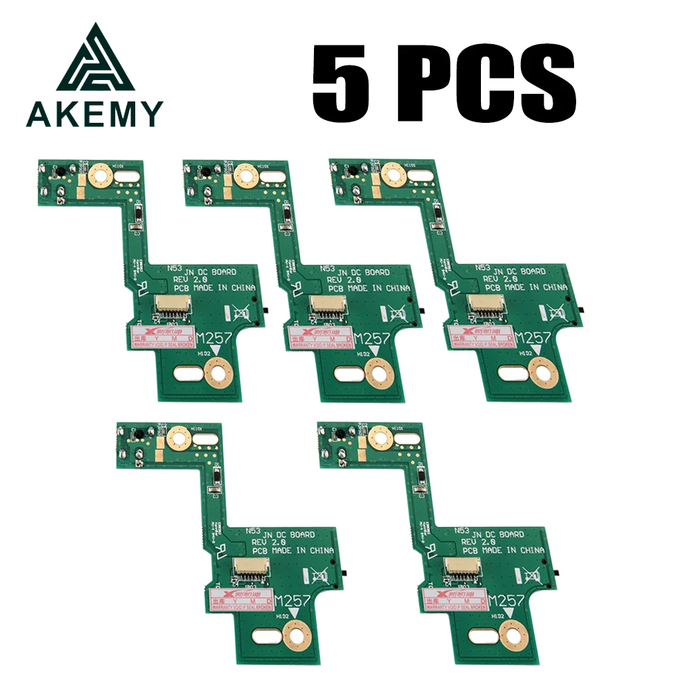 5 шт.! Новинка, плата питания постоянного тока для ASUS N53 N53S N53SV N53SN N53SM N53J N53JG N53JN N53JQ N53TA N53TK N53DA
5 шт.! Новинка, плата питания постоянного тока для ASUS N53 N53S N53SV N53SN N53SM N53J N53JG N53JN N53JQ N53TA N53TK N53DA