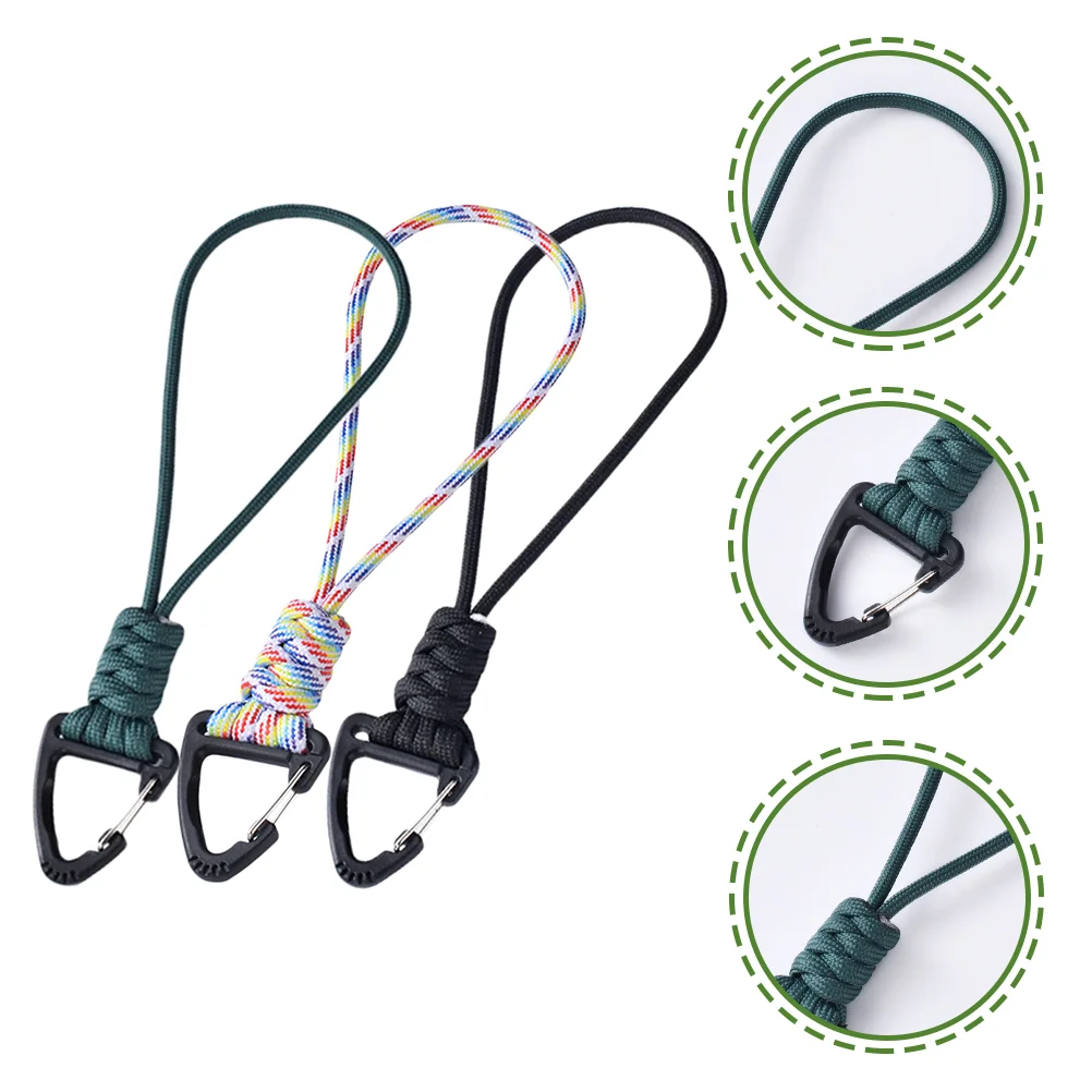 3 Pcs Key Carabiner Keychain Woven Lanyard Tool Hand Tools Holder Wrist Camping Strap Hook Polyester Climbing
3 Pcs Key Carabiner Keychain Woven Lanyard Tool Hand Tools Holder Wrist Camping Strap Hook Polyester Climbing