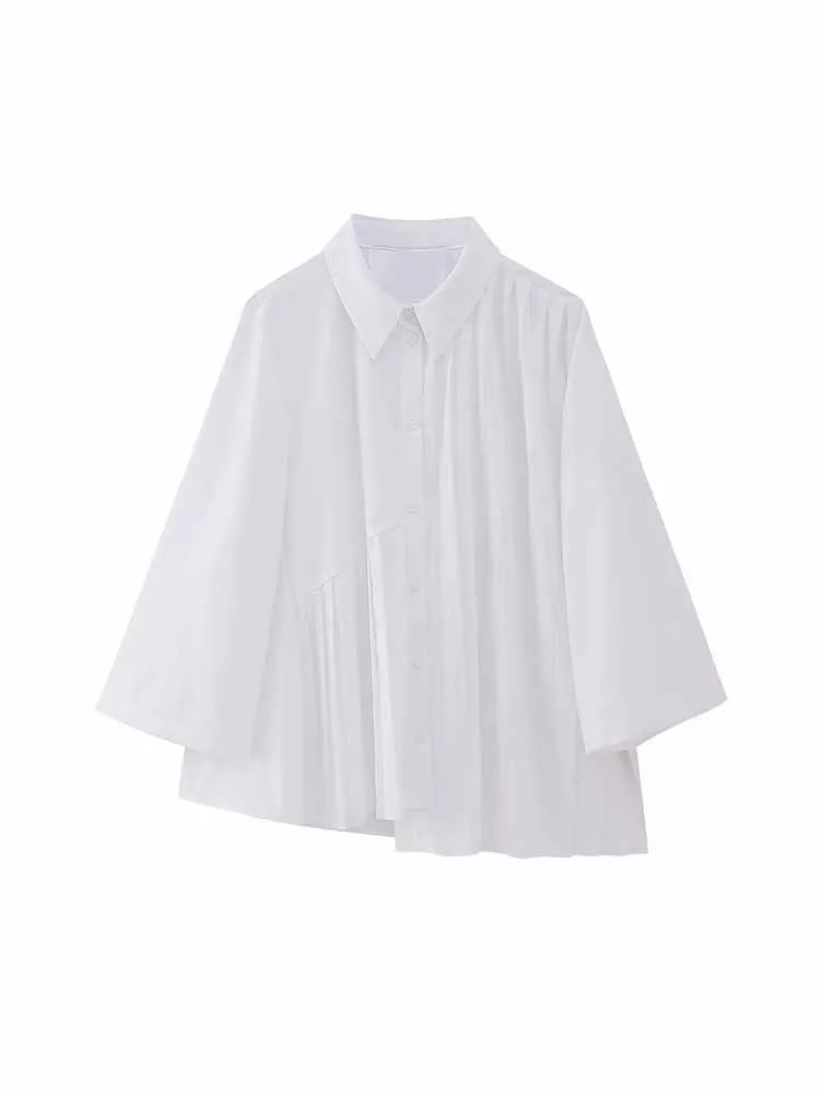 BSK & ZA & TRF женские новые модные свободные Асимметричные плиссированные блузки на пуговицах винтажные женские рубашки с длинным рукавом шика...
BSK & ZA & TRF женские новые модные свободные Асимметричные плиссированные блузки на пуговицах винтажные женские рубашки с длинным рукавом шика...