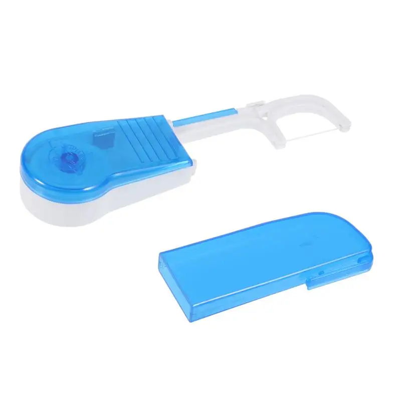 1pc Replaceable Dental Floss Holder Dental Flosser Built-in Spool Flat Wire Dental Floss Rack with 30 Meters Dental Floss
1pc Replaceable Dental Floss Holder Dental Flosser Built-in Spool Flat Wire Dental Floss Rack with 30 Meters Dental Floss