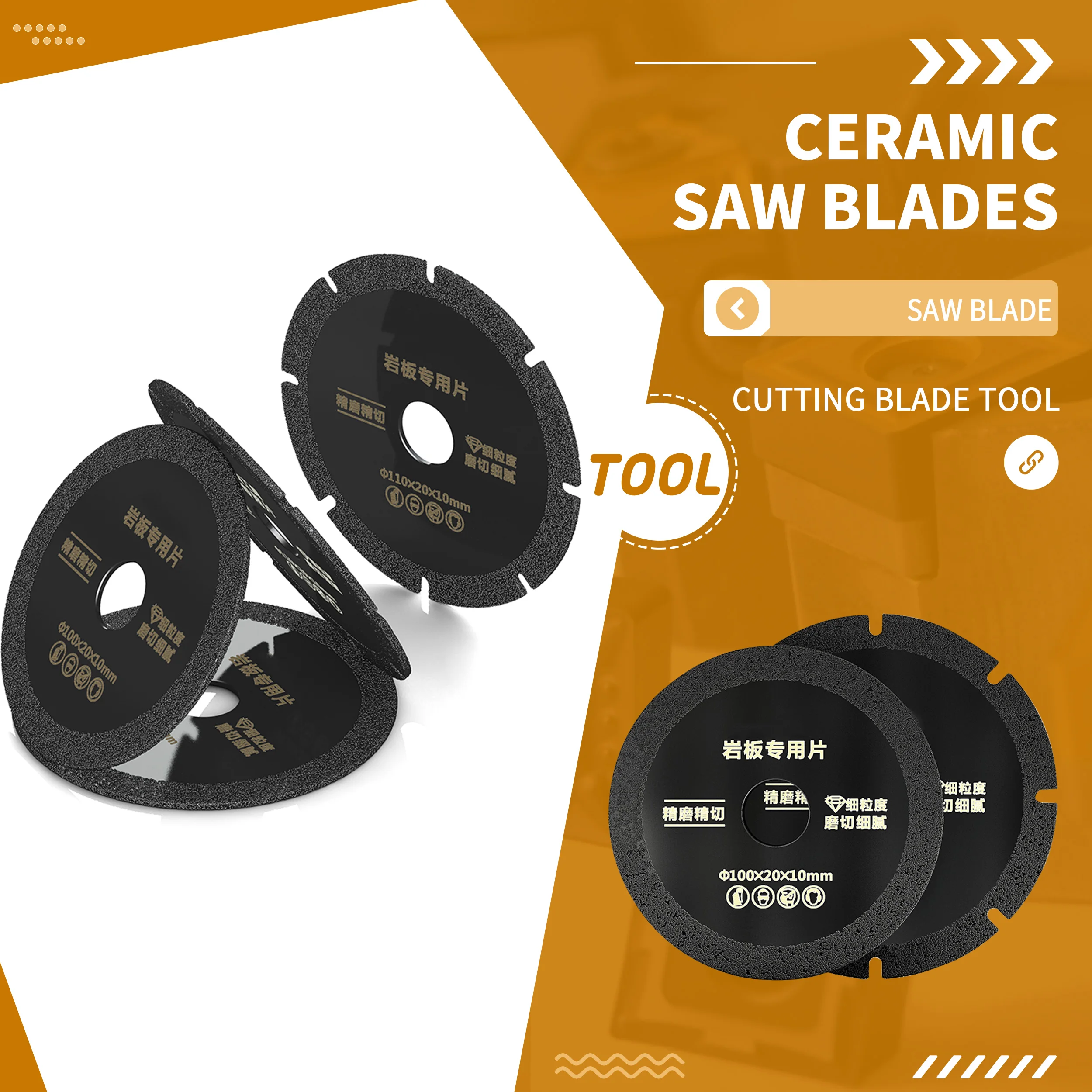 High-quality Wear-resistant Slate Special Cutting Blade Sawblade Angle Grinder Tile Stone Marble Diamond Jade Cutting Blade Tool
High-quality Wear-resistant Slate Special Cutting Blade Sawblade Angle Grinder Tile Stone Marble Diamond Jade Cutting Blade Tool