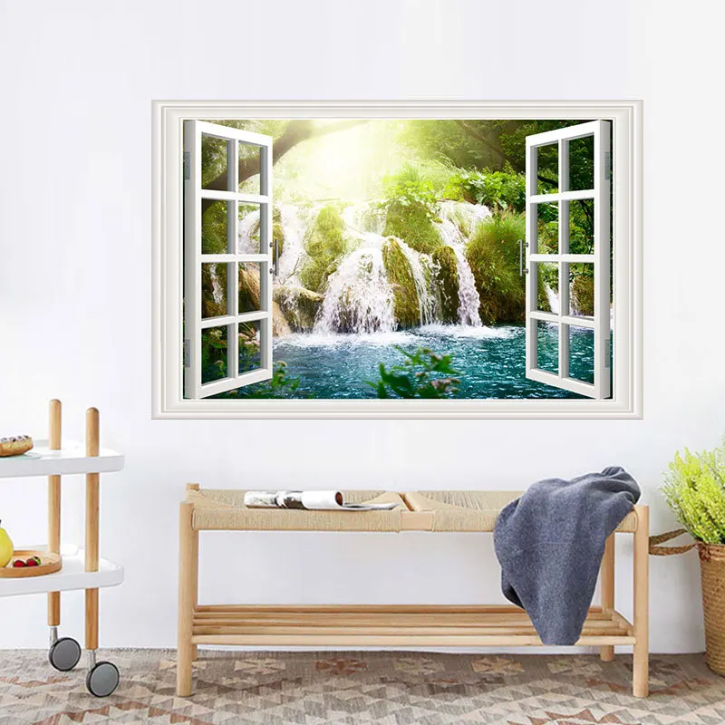 False windows wall stickers new windows outdoor natural scenery home self-adhesive background wall stickers
False windows wall stickers new windows outdoor natural scenery home self-adhesive background wall stickers