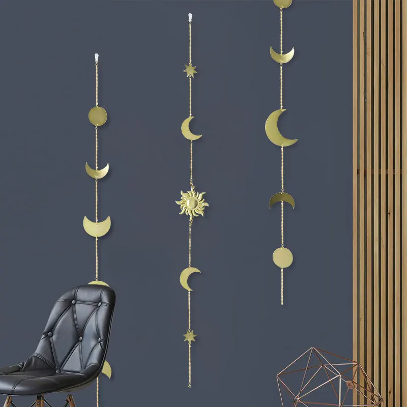 Moon Phase Garland Chain Celestial Boho Style Shiny Wall Hanging Decoration Home Office Diy Background Wall Decoration
Moon Phase Garland Chain Celestial Boho Style Shiny Wall Hanging Decoration Home Office Diy Background Wall Decoration