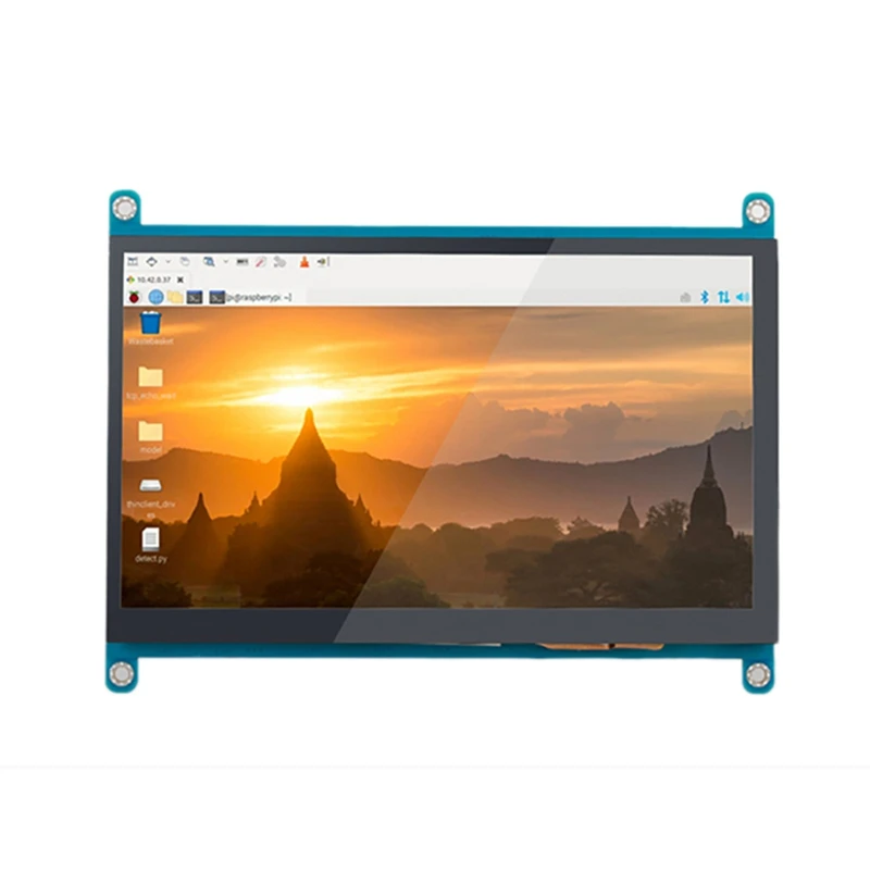 5-дюймовый емкостный сенсорный экран 800 х480 с HDMI-совместимым интерфейсом VGA дисплей для Raspberry Pi 4B 3B 2B PC
5-дюймовый емкостный сенсорный экран 800 х480 с HDMI-совместимым интерфейсом VGA дисплей для Raspberry Pi 4B 3B 2B PC