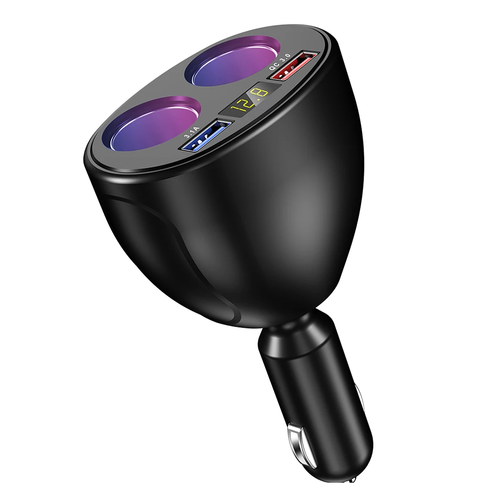 Dopship Dual USB Car Charger 2Port Auto Cigarette Lighter Sockets LED Screen QC3.0 Fast Charging Car Charger Power Adapter Plug
Dopship Dual USB Car Charger 2Port Auto Cigarette Lighter Sockets LED Screen QC3.0 Fast Charging Car Charger Power Adapter Plug